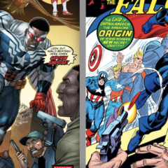 CAPTAIN AMERICA: MARVEL Homages Classic STEVE ROGERS Covers — But Starring SAM WILSON