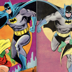 BATMAN AND ROBIN on the Rooftop — ONE SECOND LATER