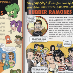 THE RAMONES, FUTURAMA and a Classic Freaky 1950s Comic Book Ad