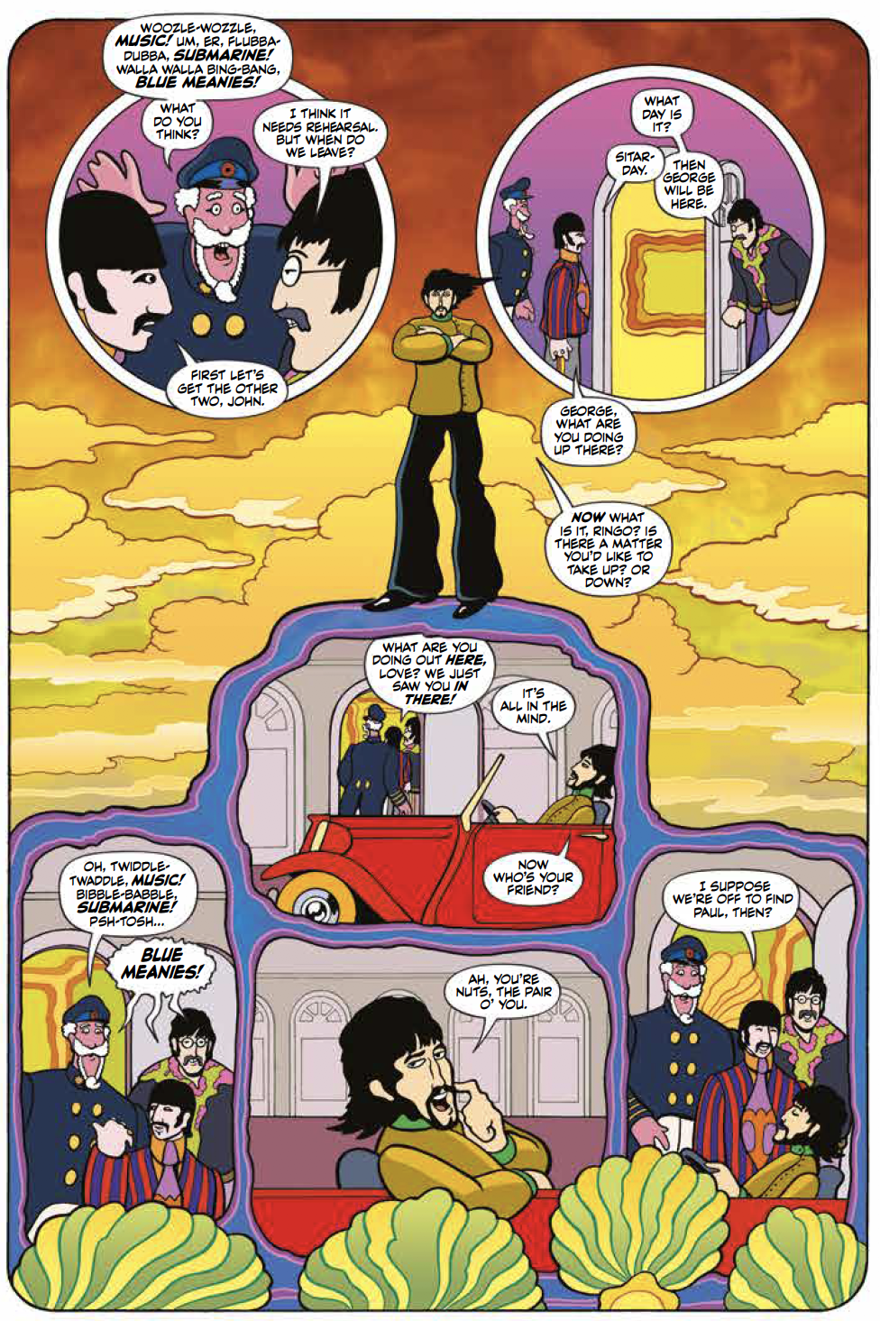 Sub Comic Artist GEORGE HARRISON, THE BEATLES and the Long, Tortured Birth of the YELLOW ...