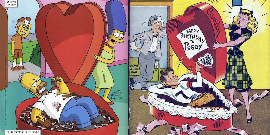 A SIMPSONS Valentine to Golden Age DC Comics | 13th Dimension, Comics ...