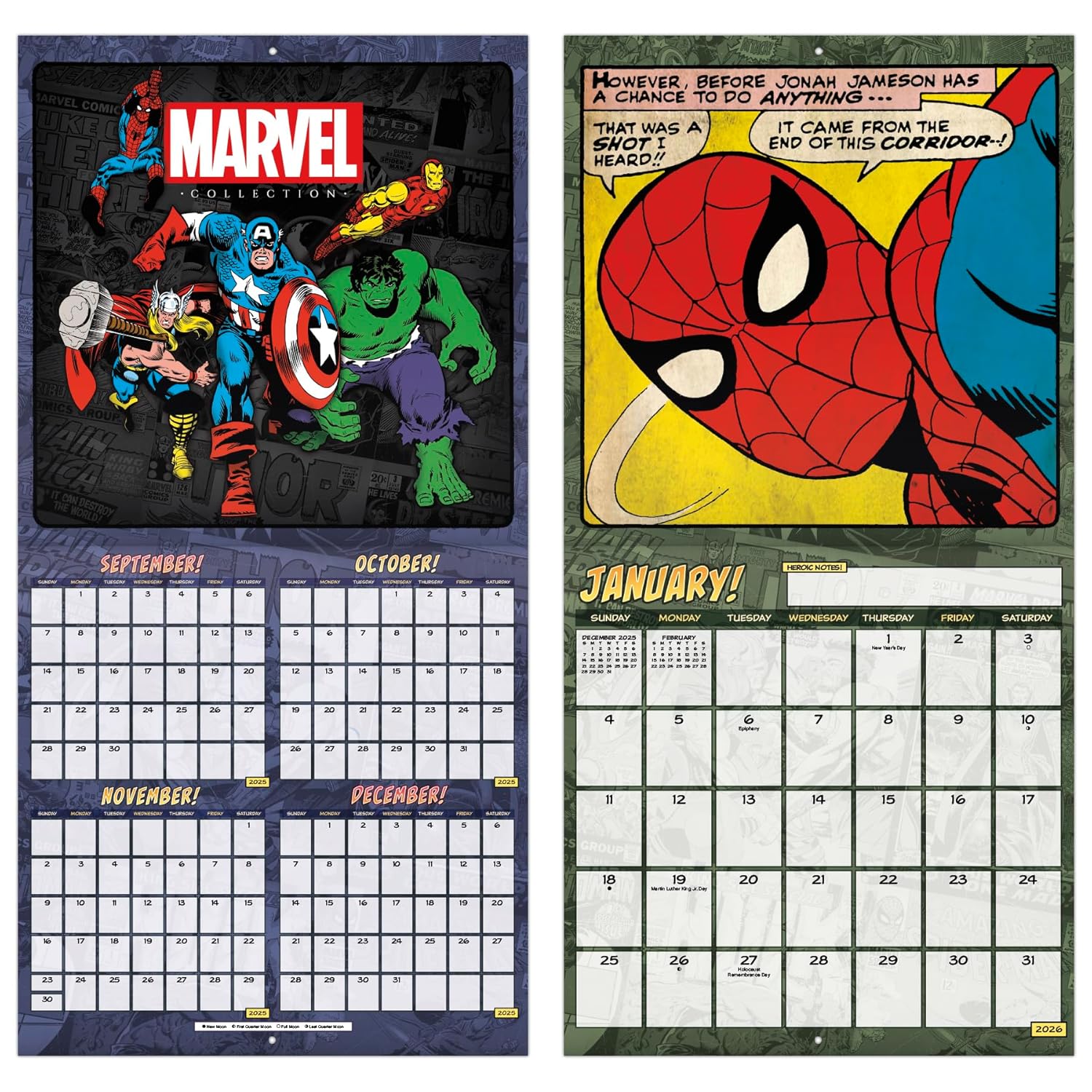 2026 MARVEL Calendars Salute The SILVER And BRONZE AGES 13th 2026-marvel-calendars-salute-the-silver-and-bronze-ages-13th