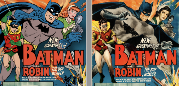 WHAT IF the 1949 BATMAN and ROBIN SERIAL Posters Were Drawn by DICK SPRANG?