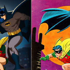 BATMAN AND ROBIN ON THE ROOFTOP: What if the Famed ’60s Pin-Up Was Done in the 1980s?