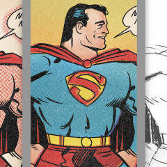 What If WARHOL Did KIRBY Doing SUPERMAN