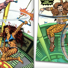 CLASSIC COVERS RE-IMAGINED: A Nice Slice of TIGRA vs. KRAVEN