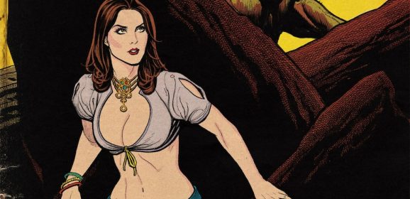 Frank Cho’s CAROLINE MUNRO Is a Perfect Tribute to GOLDEN VOYAGE OF SINBAD (and, Coincidentally, BATMAN’s TALIA)