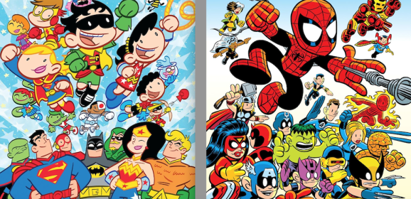 I’ve Already Broken My Resolutions — But How About a TINY TITANS and MINI MARVELS Team-Up?