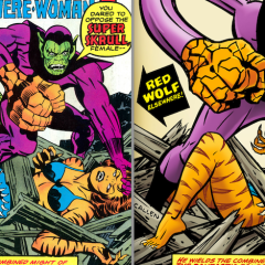 CLASSIC COVERS RE-IMAGINED: TIGRA’s Down — and She Has the SUPER-SKRULL Right Where She Wants Him