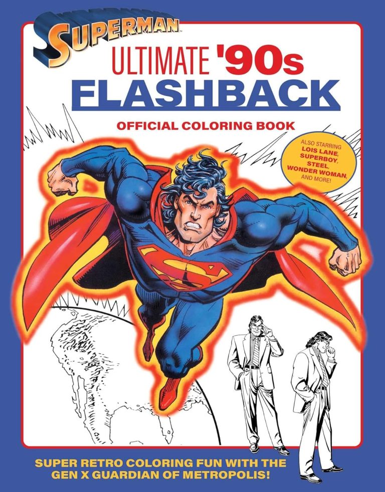 Dig This New 1990s SUPERMAN Coloring Book Featuring Art by GARCIA-LOPEZ ...