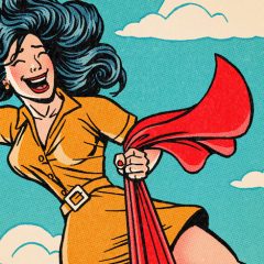 This Is What Happens When LOIS Tugs on SUPERMAN’s Cape