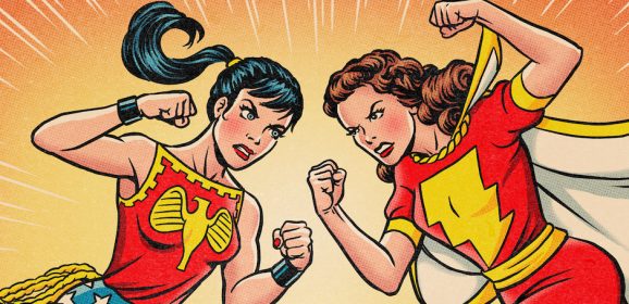 The WONDER GIRL-MARY MARVEL Showdown You Always Wanted