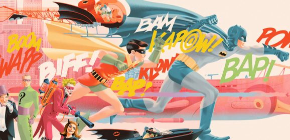 Behold This Remarkably Beautiful 1966 BATMAN MOVIE Print