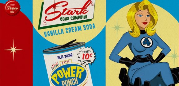 The STARK SODA COMPANY Flavor of the Week: INVISIBLE WOMAN’s Vanilla Cream