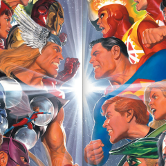 JLA/AVENGERS Facsimile Editions to Feature New ALEX ROSS Connecting Variant Covers