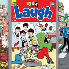 ARCHIE COMICS Brings Back BEATLEMANIA With 1964’s LAUGH #166 Facsimile Edition — and Album Cover Variants