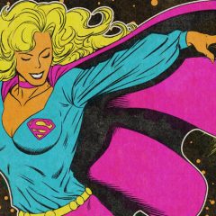 The Far Out 1970s SUPERGIRL BLACK-LIGHT POSTER You Always Wanted