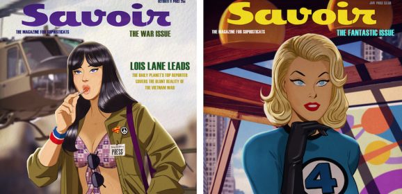 DES TAYLOR’s Stylish Superhero Mag SAVOIR is Coming for BLUE LOTUS Fans