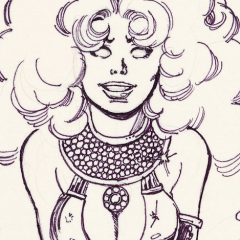 This Heavenly STARFIRE Original Illustration by GEORGE PEREZ Is Up for Auction