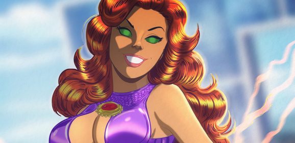DES TAYLOR’s Take on GEORGE PEREZ’s STARFIRE Absolutely Dazzles
