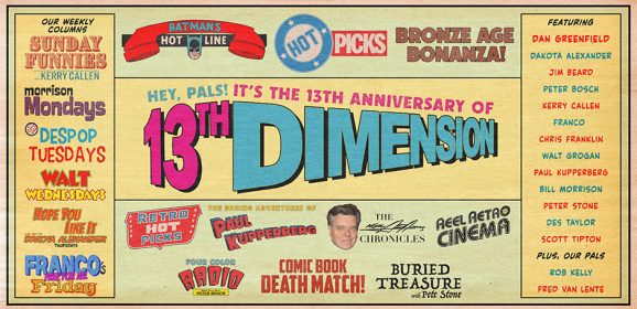 It’s 13th DIMENSION’s 13th ANNIVERSARY — And Here Are 13 THINGS I’m Thankful For