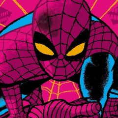 MARK CHIARELLO’s Next Great SPIDER-MAN Cover Brings the Black Light Vibe